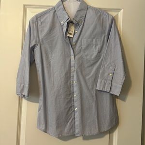 NWT Size 6 Banana Republic 3/4 sleeve blouse
